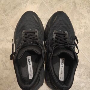 Hoka One Bondi 8 Black Athletic Shoes